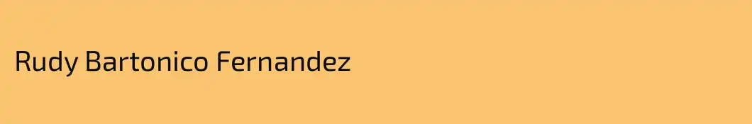 Rudy Bartonico Fernandez